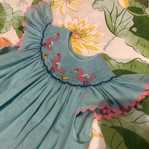 REMEBER NGUYEN smocked dress